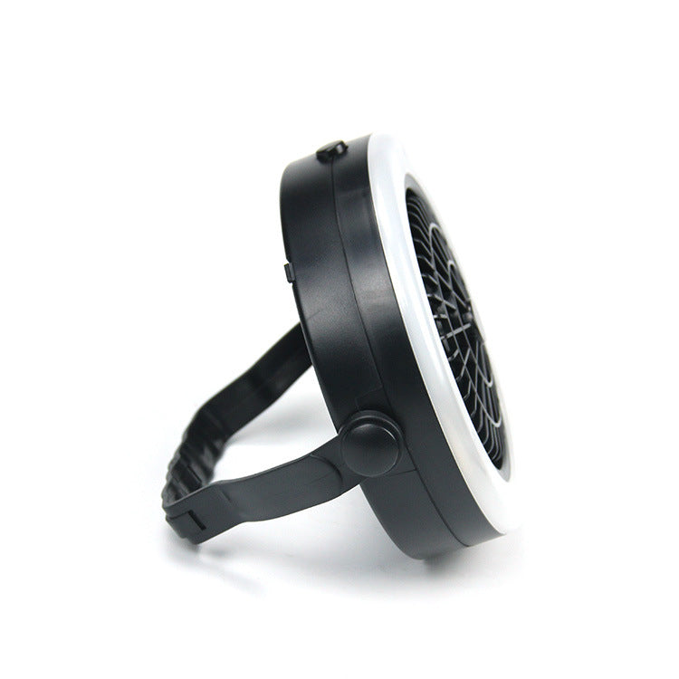 (8.93) Electric Camping Fan (With Flashlight)