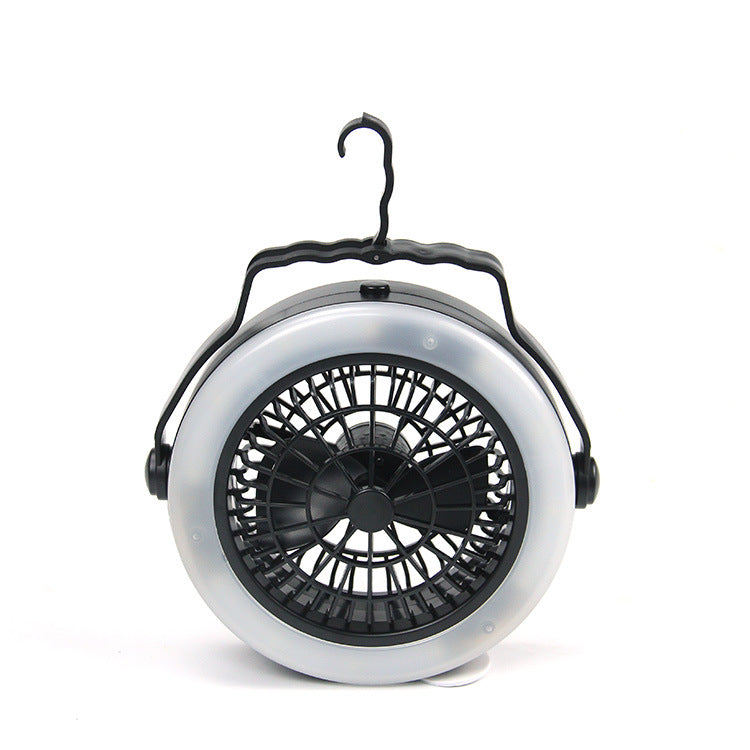 (8.93) Electric Camping Fan (With Flashlight)
