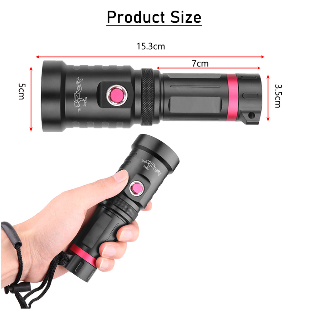 (99.4) Torcia 8000lm Da Immersione (100m)