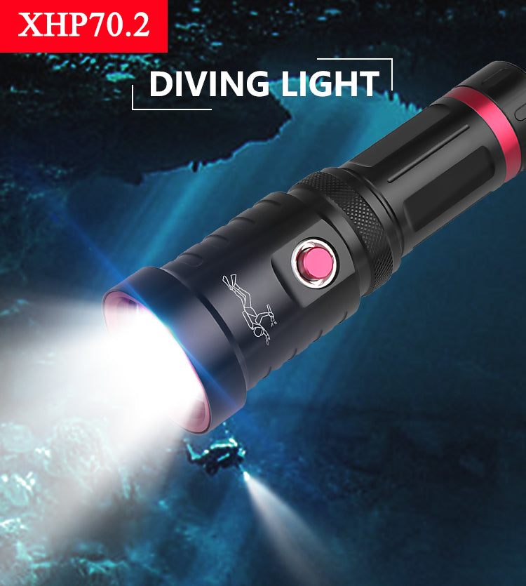 (99.4) Torcia 8000lm Da Immersione (100m)