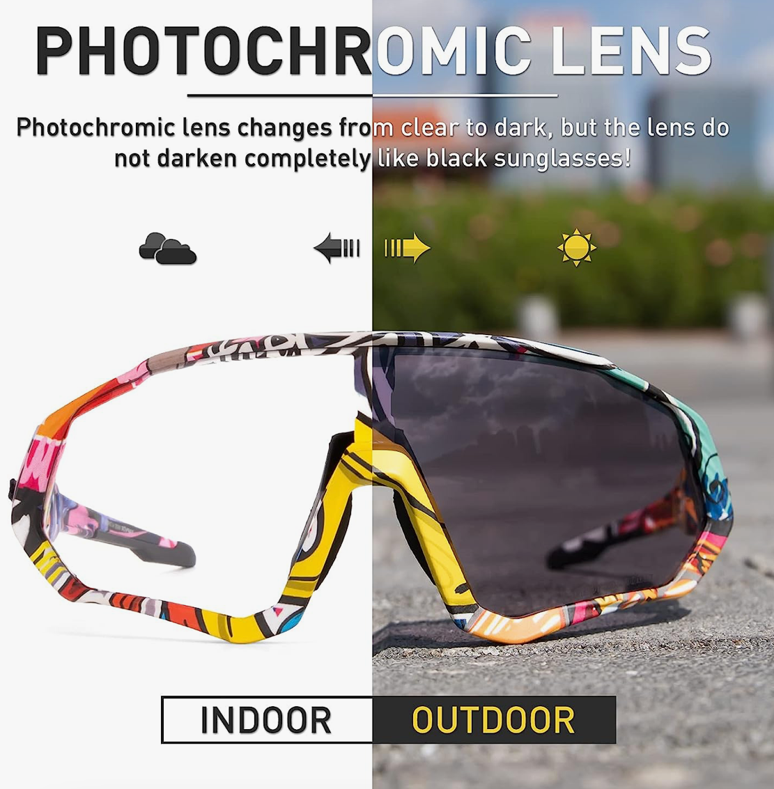 (6.0) KAPVOE Photochrome Brille (Trekking &amp; Outdoor)